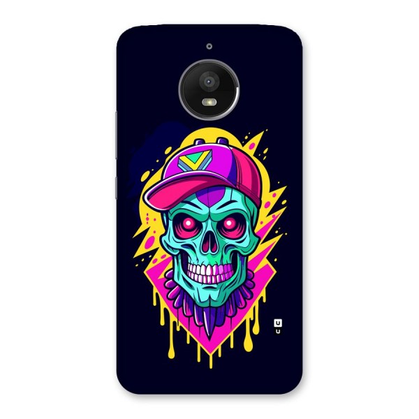 Skull In Cap Back Case for Moto E4 Plus