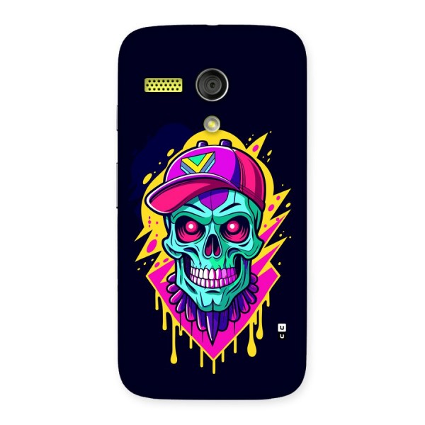 Skull In Cap Back Case for Moto G