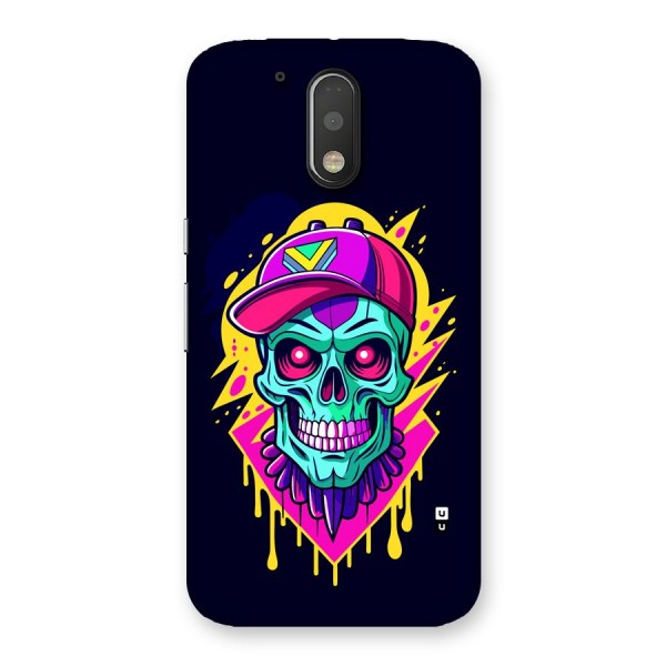 Skull In Cap Back Case for Moto G4