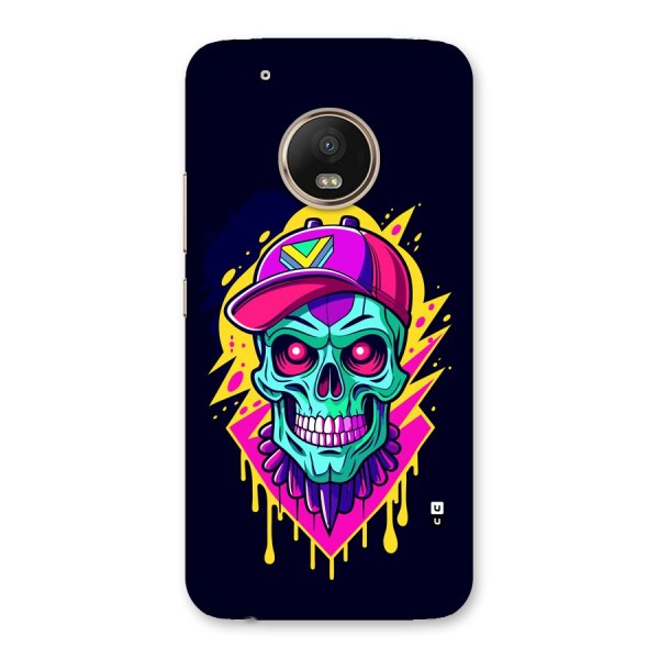 Skull In Cap Back Case for Moto G5 Plus