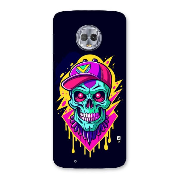 Skull In Cap Back Case for Moto G6