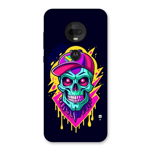 Skull In Cap Back Case for Moto G7