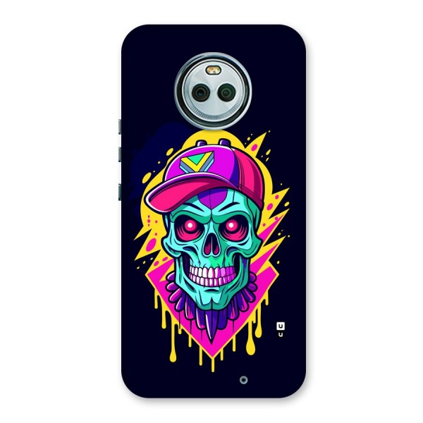 Skull In Cap Back Case for Moto X4