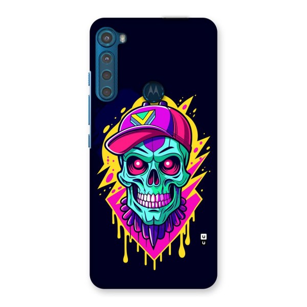 Skull In Cap Back Case for Motorola One Fusion Plus