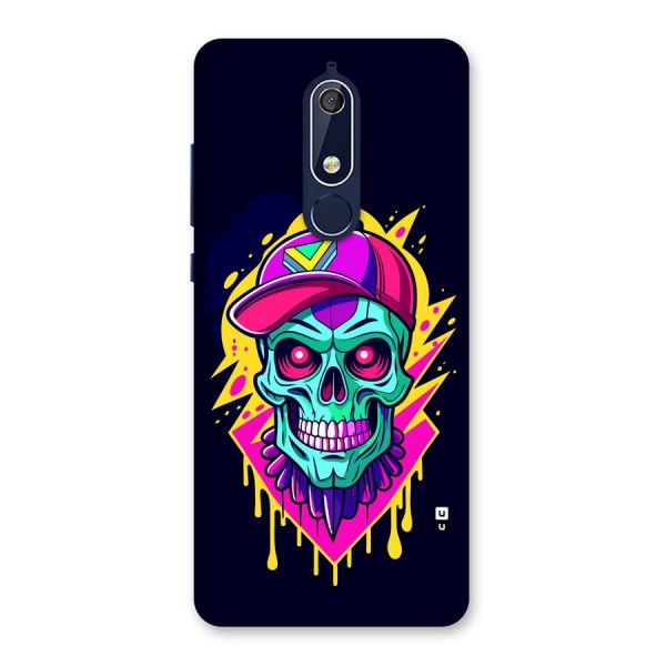 Skull In Cap Back Case for Nokia 5.1