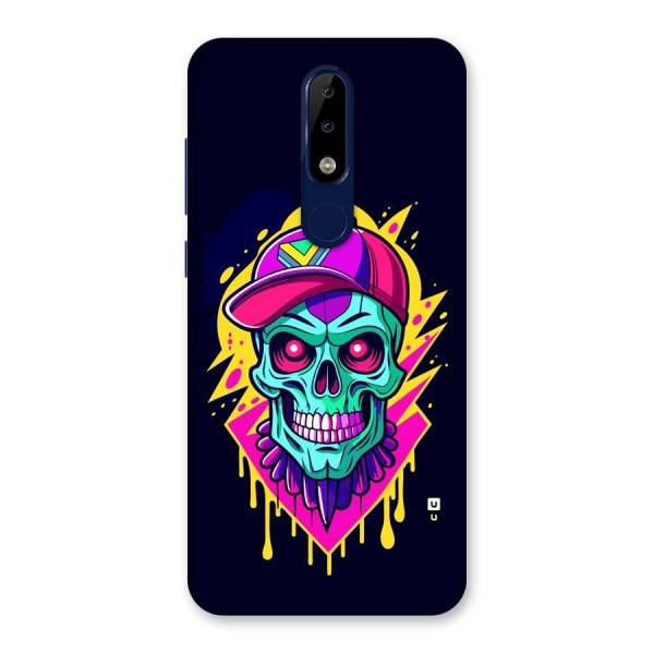 Skull In Cap Back Case for Nokia 5.1 Plus