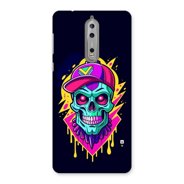 Skull In Cap Back Case for Nokia 8