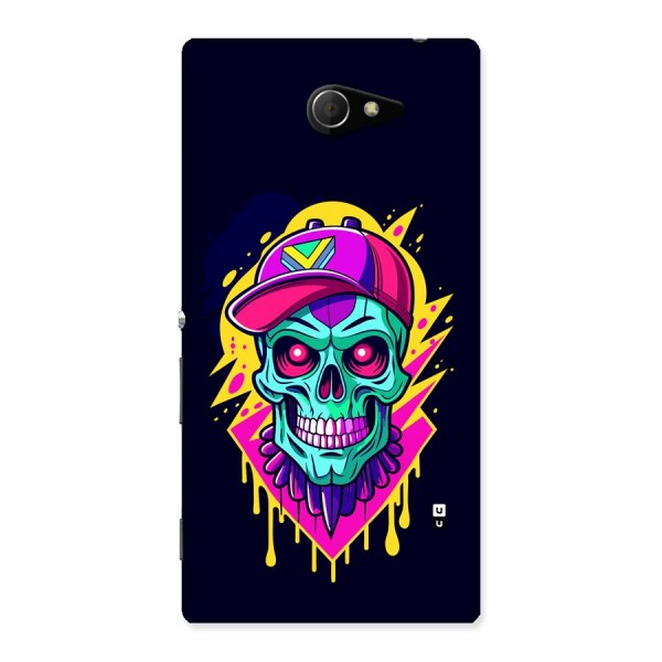 Skull In Cap Back Case for Xperia M2