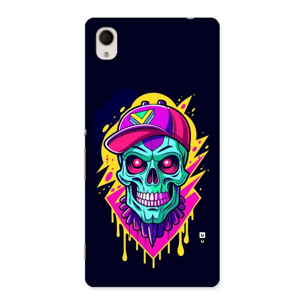 Skull In Cap Back Case for Xperia M4 Aqua