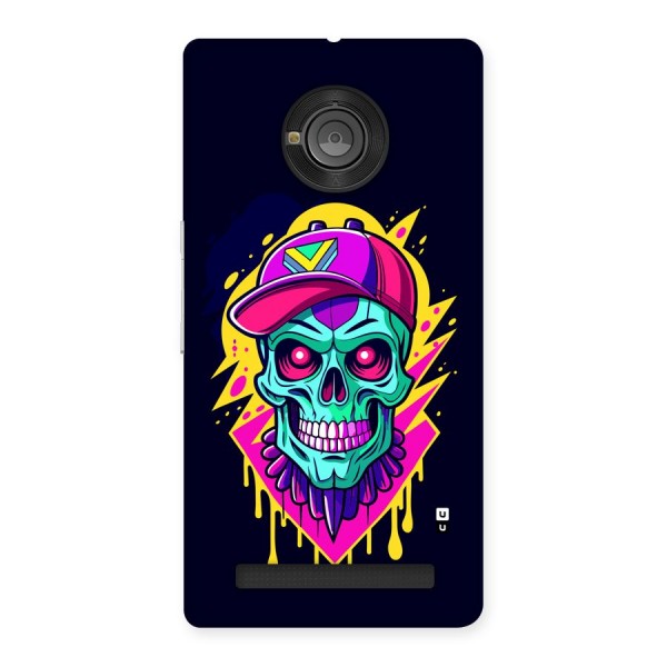 Skull In Cap Back Case for Yuphoria