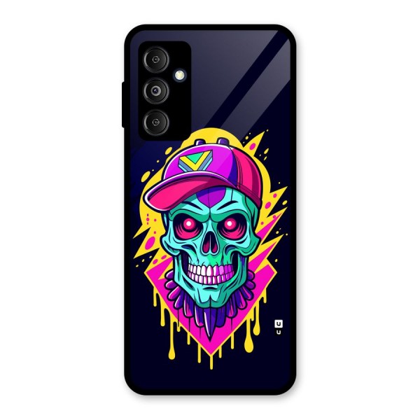 Skull In Cap Glass Back Case for Galaxy M14 5G