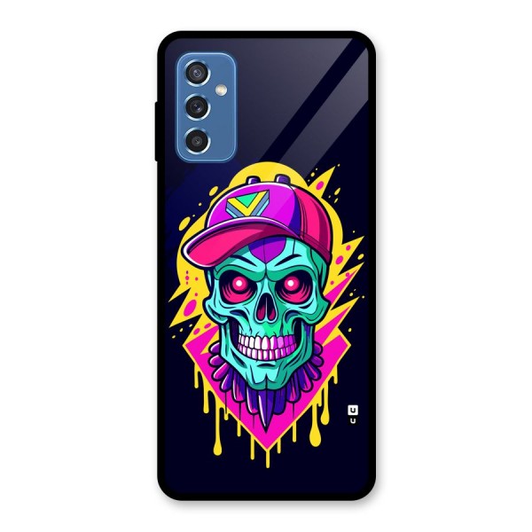 Skull In Cap Glass Back Case for Galaxy M52 5G