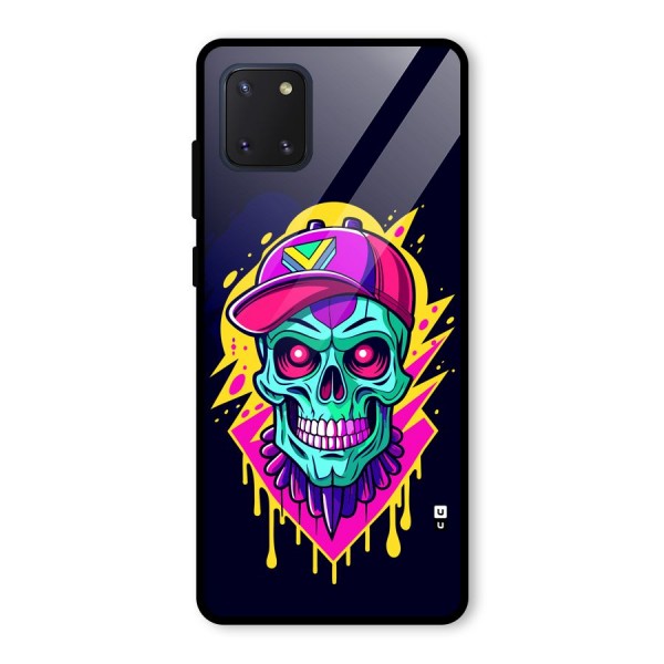 Skull In Cap Glass Back Case for Galaxy Note 10 Lite