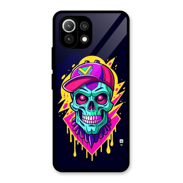 Skull In Cap Glass Back Case for Mi 11 Lite