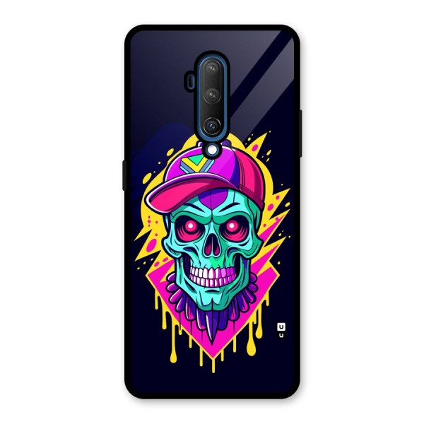 Skull In Cap Glass Back Case for OnePlus 7T Pro