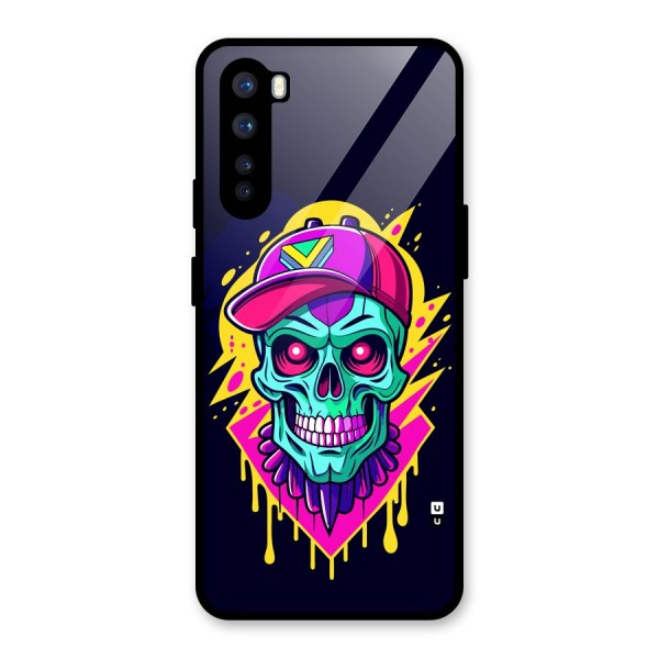 Skull In Cap Glass Back Case for OnePlus Nord