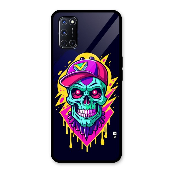 Skull In Cap Glass Back Case for Oppo A52