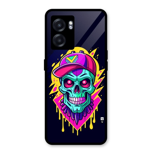 Skull In Cap Glass Back Case for Oppo K10 (5G)