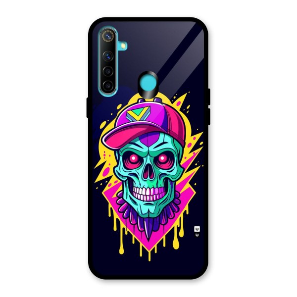 Skull In Cap Glass Back Case for Realme 5