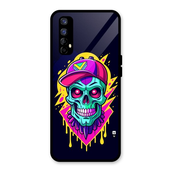 Skull In Cap Glass Back Case for Realme 7