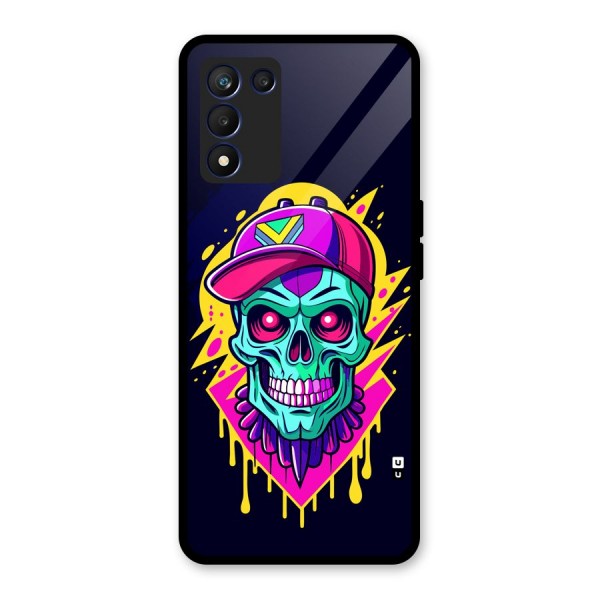 Skull In Cap Glass Back Case for Realme 9 5G Speed