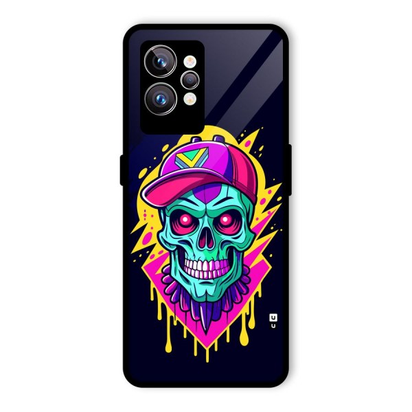 Skull In Cap Glass Back Case for Realme GT2 Pro