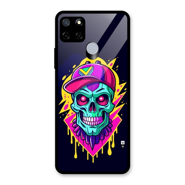 Skull In Cap Glass Back Case for Realme Narzo 20