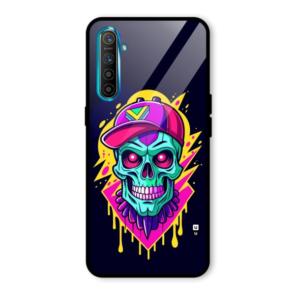 Skull In Cap Glass Back Case for Realme X2