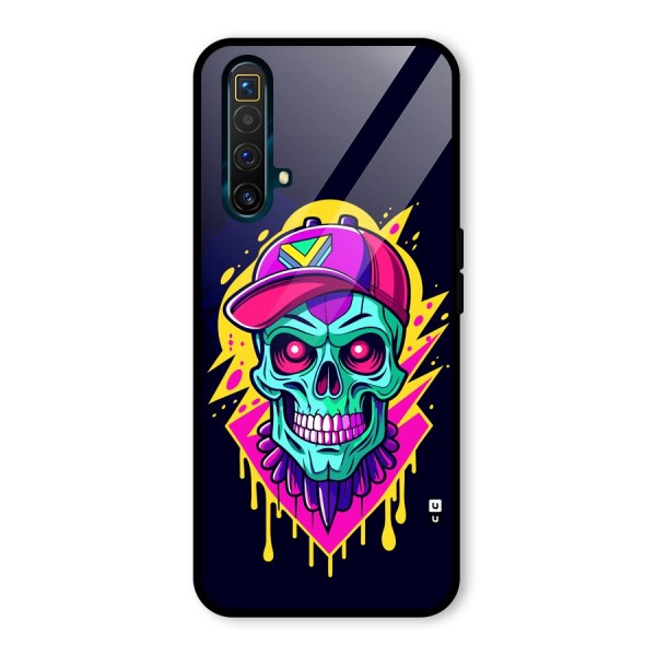 Skull In Cap Glass Back Case for Realme X3 SuperZoom