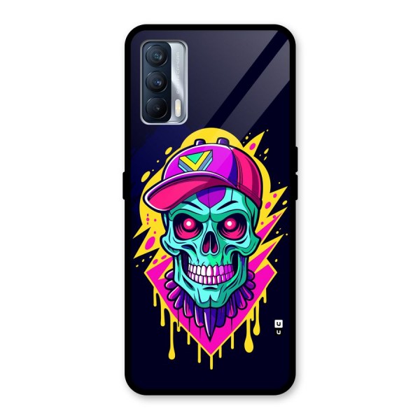 Skull In Cap Glass Back Case for Realme X7