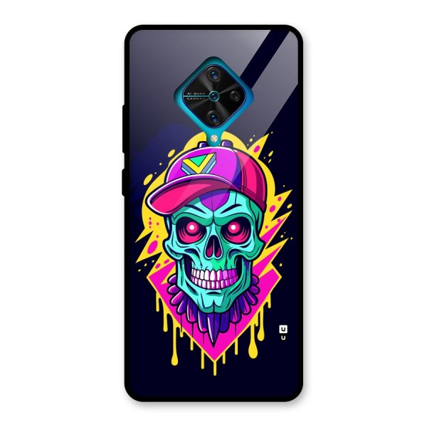 Skull In Cap Glass Back Case for Vivo S1 Pro