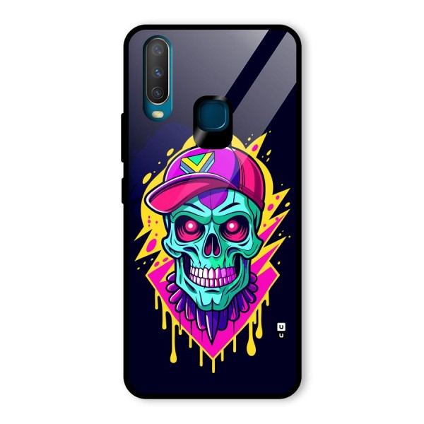 Skull In Cap Glass Back Case for Vivo U10