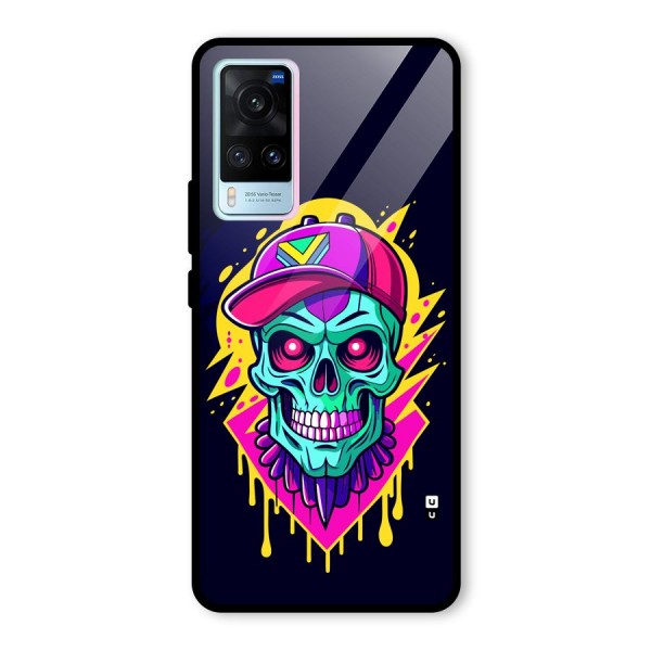 Skull In Cap Glass Back Case for Vivo X60