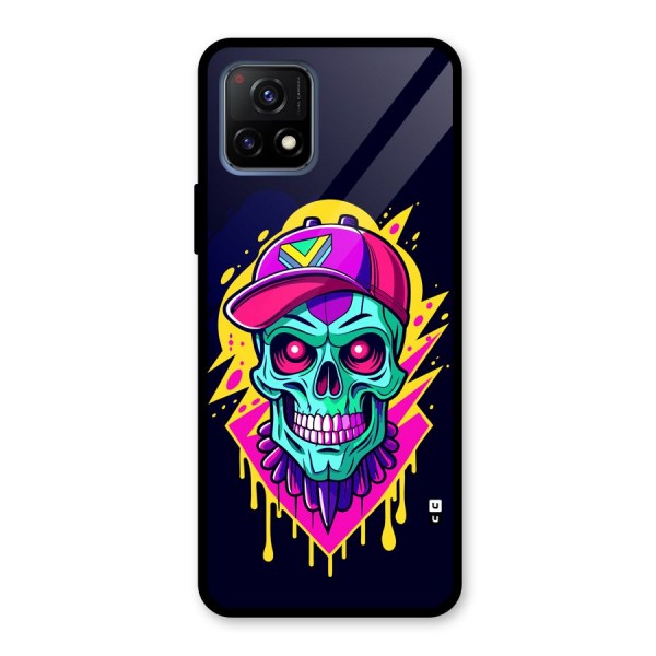 Skull In Cap Glass Back Case for Vivo Y72 5G