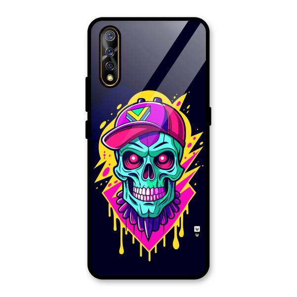 Skull In Cap Glass Back Case for Vivo Z1x