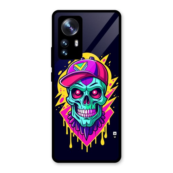 Skull In Cap Glass Back Case for Xiaomi 12 Pro