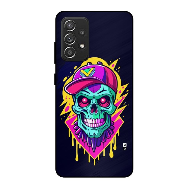 Skull In Cap Metal Back Case for Galaxy A52