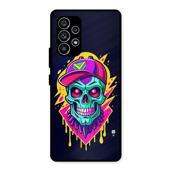 Skull In Cap Metal Back Case for Galaxy A53 5G