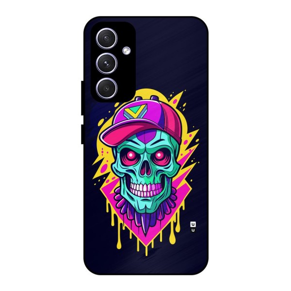 Skull In Cap Metal Back Case for Galaxy A54