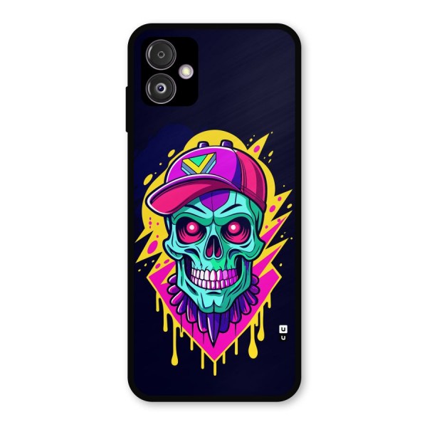 Skull In Cap Metal Back Case for Galaxy F14