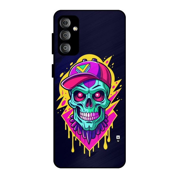 Skull In Cap Metal Back Case for Galaxy F23