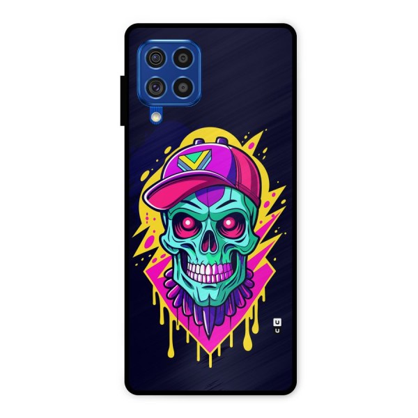 Skull In Cap Metal Back Case for Galaxy F62