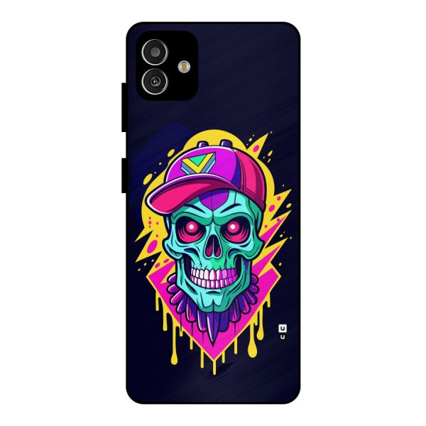 Skull In Cap Metal Back Case for Galaxy M13 5G