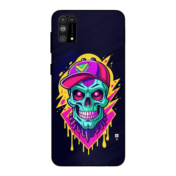 Skull In Cap Metal Back Case for Galaxy M31