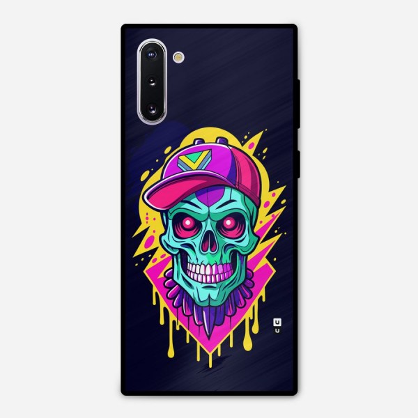 Skull In Cap Metal Back Case for Galaxy Note 10