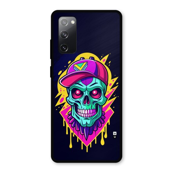 Skull In Cap Metal Back Case for Galaxy S20 FE