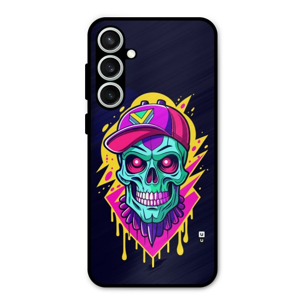 Skull In Cap Metal Back Case for Galaxy S23 FE