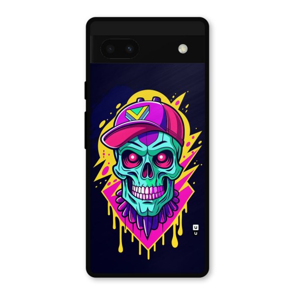 Skull In Cap Metal Back Case for Google Pixel 6a