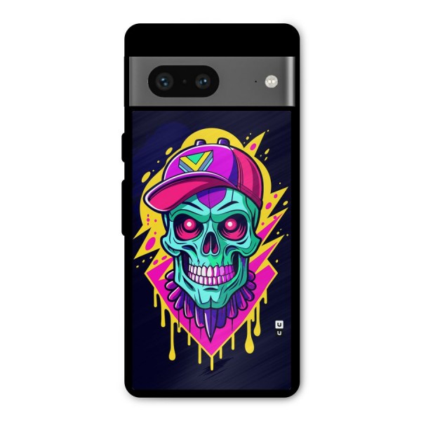 Skull In Cap Metal Back Case for Google Pixel 7