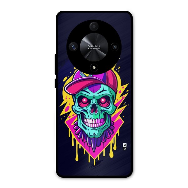 Skull In Cap Metal Back Case for Honor X9b